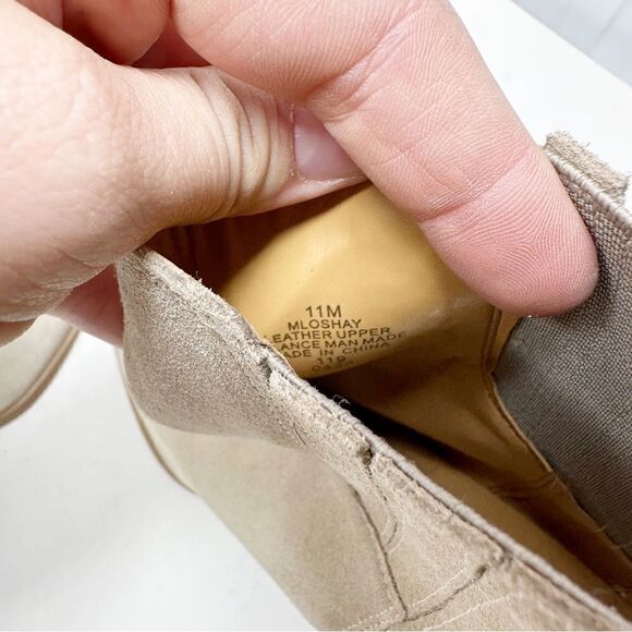 Marc Fisher Oshay Suede Pointed Ankle Booties 11 Grey - Picture 8 of 8